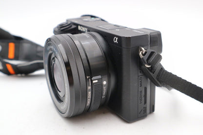Sony A6300 Mirrorless Camera 24.3MP with 16-50mm, Shutter Count 32%, Good Cod.