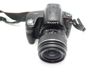 Sony Alpha A290 Camera DSLR 14.2MP with 18-55mm, Shutter Count 4293, Good Cond.