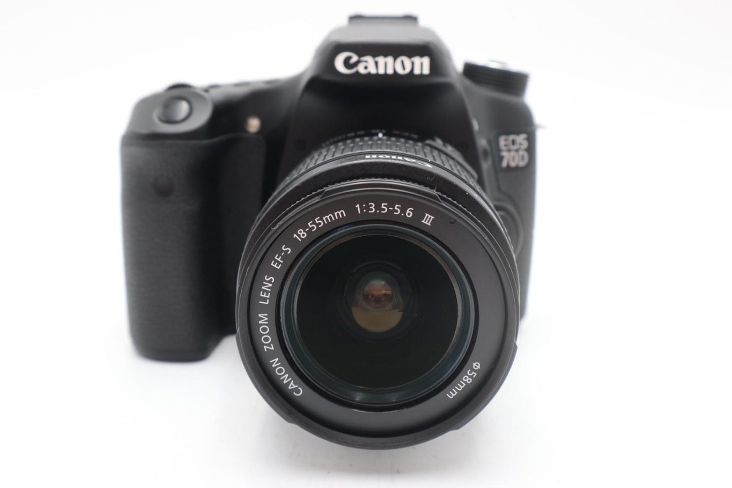 Canon 70D DSLR Camera 20.2MP with 18-55mm, Shutter Count 5351, V. G. REFURBISHED