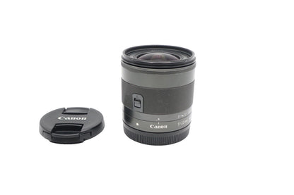 Canon 11-22mm Wide-Angle Lens f/4-5.6 IS STM, for Canon EF-M, Good REFURBISHED