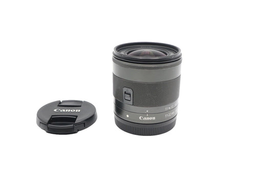 Canon 11-22mm Wide-Angle Lens f/4-5.6 IS STM, for Canon EF-M, Good REFURBISHED