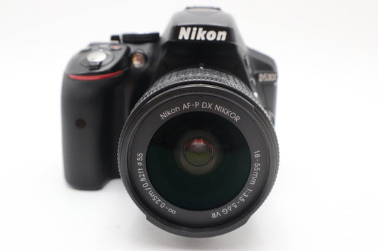 Nikon D5300 24.2MP Camera DSLR with 18-55mm, Shutter Count 15164, VG REFURBISHED