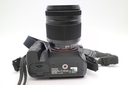 Sony A58 DSLR Camera 20.1MP with 18-250mm, Shutter Count 13192, Good Condition