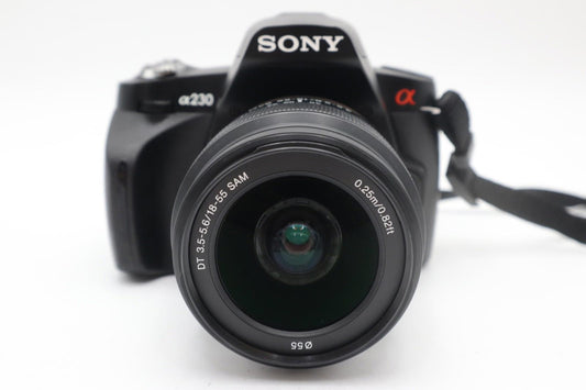 Sony Alpha A230 Camera DSLR 10.2MP with 18-55mm, Shutter Count 2326, REFURBISHED