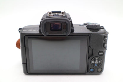 Canon M50 Mark II Camera 24MP with 15-45mm, 11000 Shutter Count  1 Year Warranty