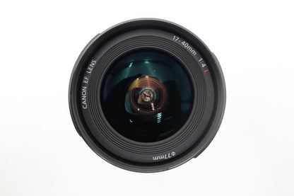 Canon 17-40mm Wide-Angle Lens F4.0 L USM, Ultrasonic Motor, Very Good Condition