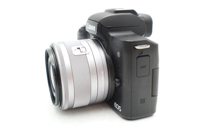 Canon EOS M50 24.0MP Camera kit with Canon 15-45mm STM Lens, 1 Year Warranty