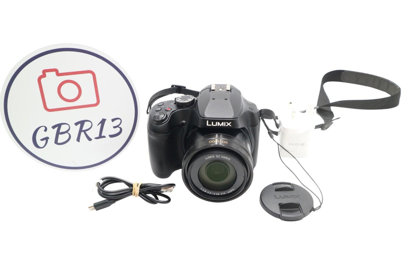 Panasonic LUMIX DMC-FZ82 Camera 16.1MP, Wi-Fi, 4K, 60x Zoom, Good Condition