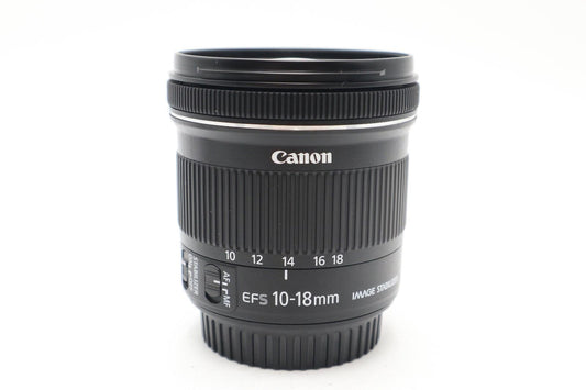 Canon 10-18mm Wide-Angle Lens F/4.5-5.6 IS STM, Stabilised, Good REFURBISHED