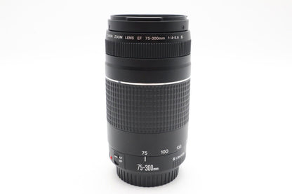 Canon 75-300mm F/4-5.6 III EF AF Telephoto Lens, Full Frame, Good Condition