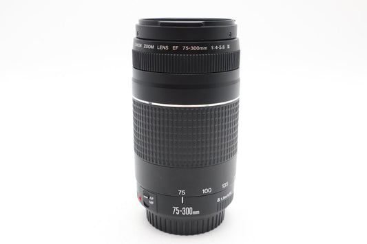 Canon 75-300mm F/4-5.6 III EF AF Telephoto Lens, Full Frame, Good Condition