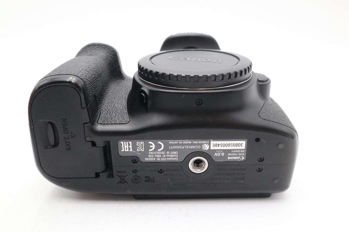 Canon 70D DSLR Camera 20.2MP Body Only, Shutter Count 18942, Good Condition