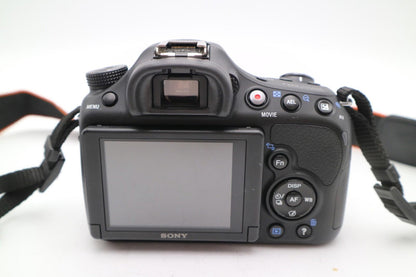 Sony A58 DSLR Camera 20.1MP with 18-55mm, Shutter Count 1472, Good REFURBISHED