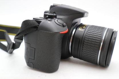 Nikon D3500 DSLR Camera 24.2MP with 18-55mm, Shutter Count 553 V.G. REFURBISHED