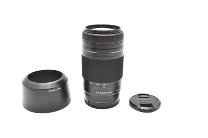 Sony 75-300mm Telephoto Lens F4.5-5.6 for Sony A-Mount, SAL75300, G. REFURBISHED