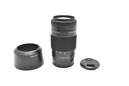 Sony 75-300mm Telephoto Lens F4.5-5.6 for Sony A-Mount, SAL75300, G. REFURBISHED