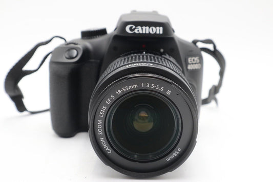 Canon 4000D Camera DSLR 18.0MP with 18-55mm, Shutter Count 942 GOOD REFURBISHED