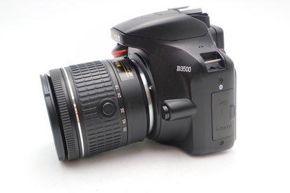 Nikon D3500 DSLR Camera 24.2MP with 18-55mm, Shutter Count 4716 V.G. REFURBISHED