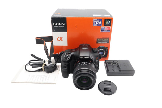 Sony Alpha A57 Camera DSLR 16.1MP with 18-55mm, Shutter Count 13258, REFURBISHED