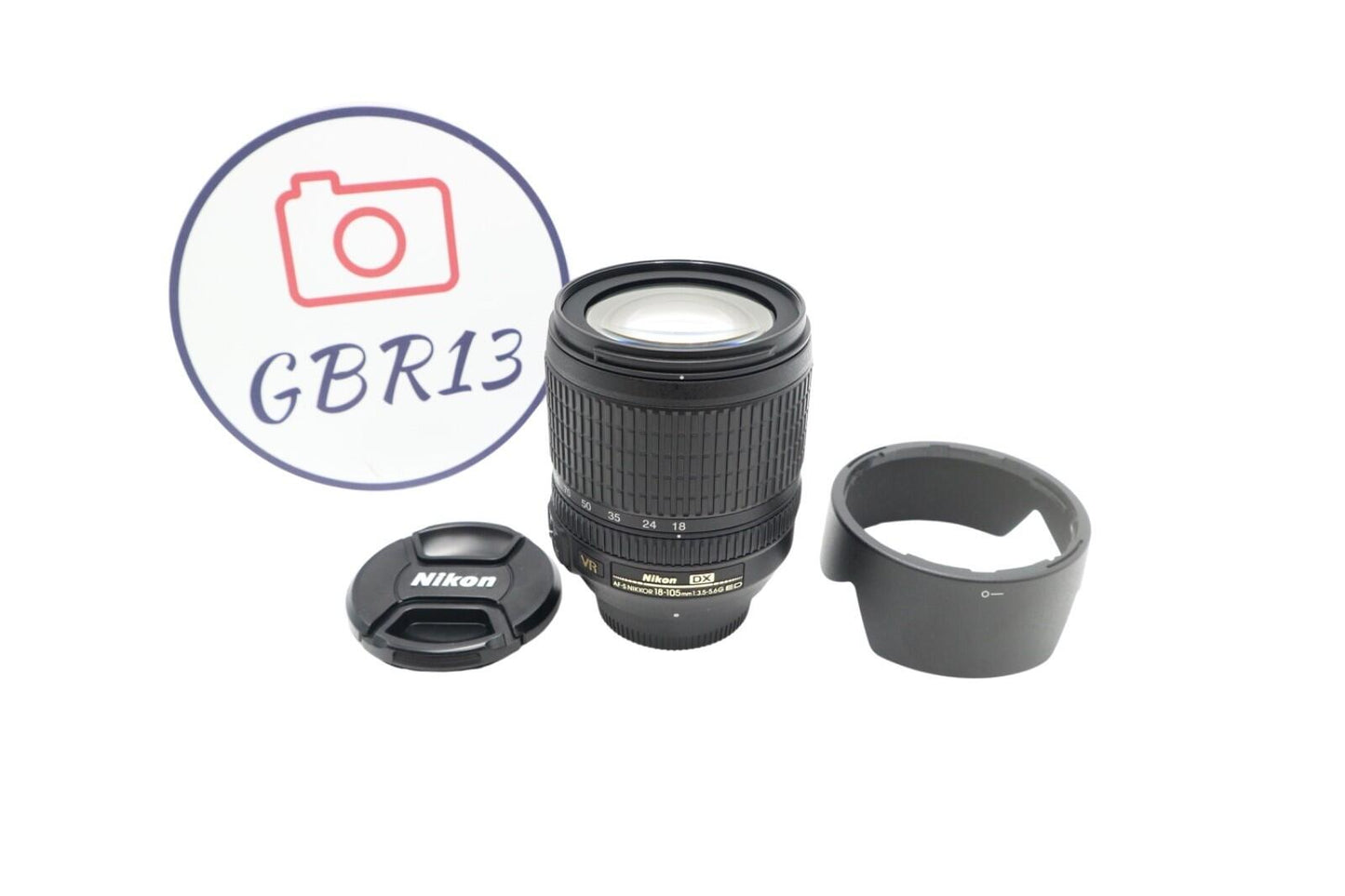 Nikon 18-105mm Lens F/3.5-5.6 G NIKKOR AF-S DX SWM VR ED IF, Good Condition