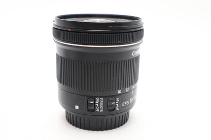 Canon 10-18mm Wide-Angle Lens F/4.5-5.6 IS STM, Stabilised, Good REFURBISHED