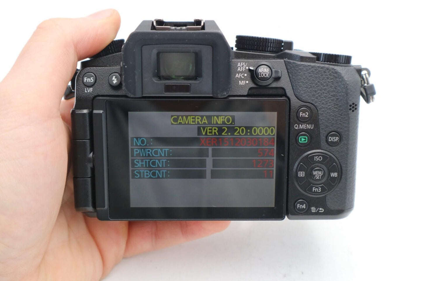 Panasonic G7 Mirrorless Camera 16MP Body Only Shutter Count 1273 VG. REFURBISHED