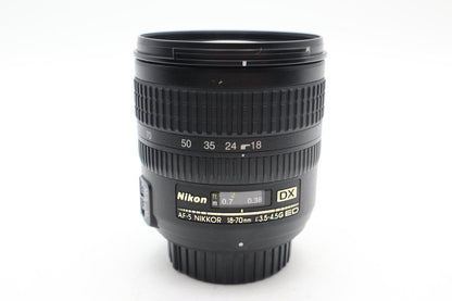 Nikon 18-70mm All-Around Lens F3.5-4.5G AF-S IF ED Wide Angle, Good Condition