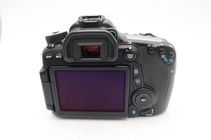 Canon 70D DSLR Camera 20.2MP Body Only, Shutter Count 18942, Good Condition