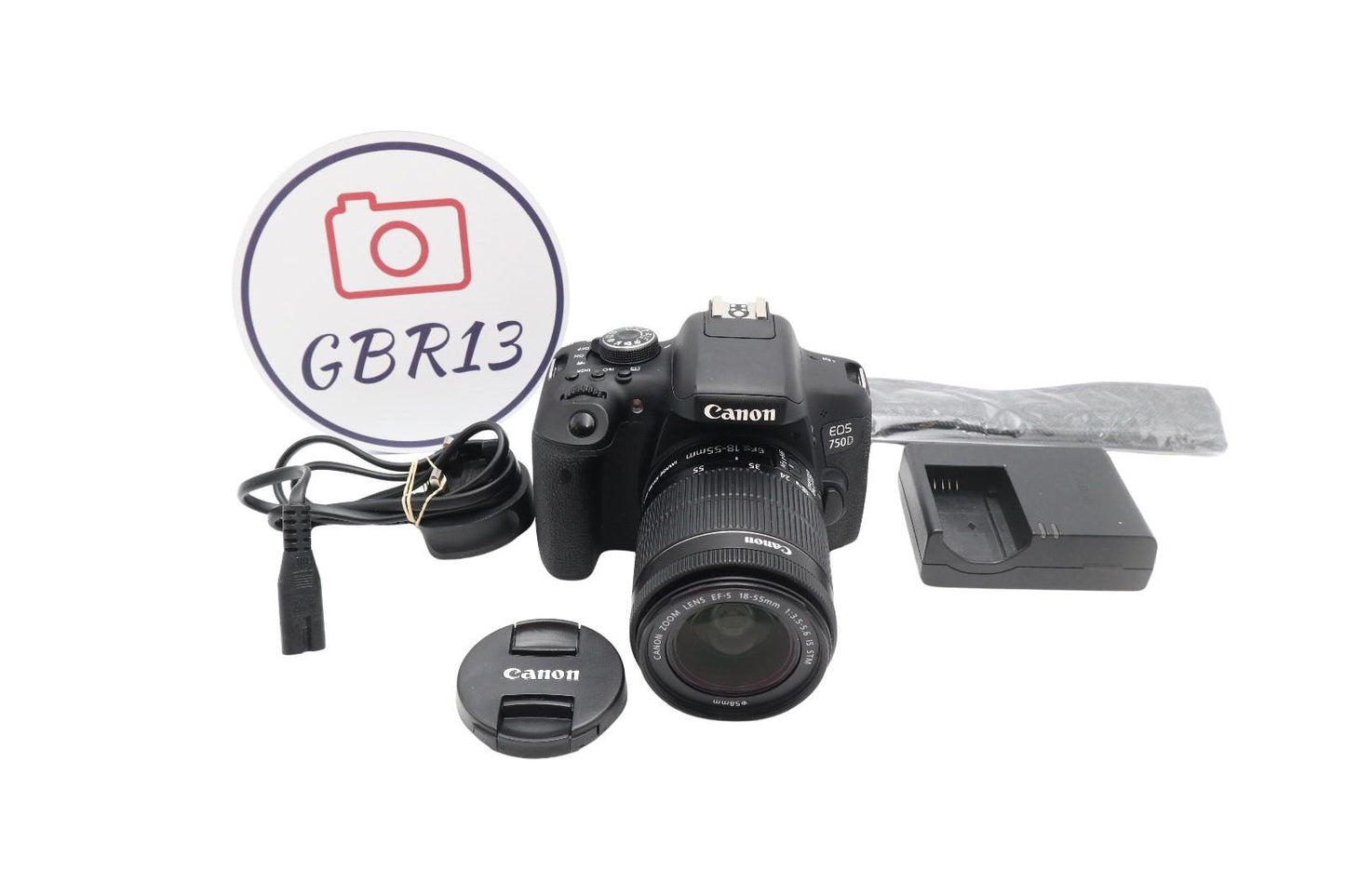 Canon 750D Camera DSLR 24.2MP with 18-55mm, Shutter Count 18301 Good REFURBISHED