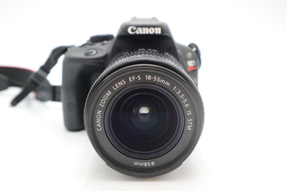 Canon 100D DSLR Camera 18MP with 18-55mm Shutter Count 5659, Good REFURBISHED