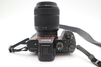 Sony Alpha A7 Mark II Mirrorless Camera 24.3MP with 28-70mm, Shutter Count 1717