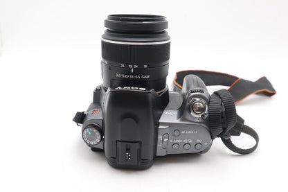 Sony A550 DSLR Camera 14.2MP with 18-55mm Lens, Shutter Count 3326, Good Cond.