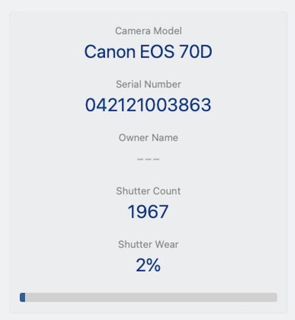 Canon 70D DSLR Camera 20.2MP Body Only, Shutter Count 1967, Good REFURBISHED