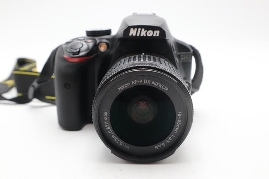 Nikon D3400 DSLR Camera 24.2MP with 18-55mm, Shutter Count 13308, G. REFURBISHED