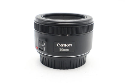Canon 50mm Prime Lens f/1.8 STM EF Sharp, Portrait, Full Frame, Good REFURBISHED