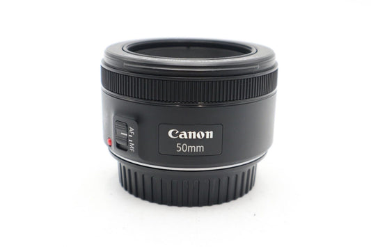 Canon 50mm Prime Lens f/1.8 STM EF Sharp, Portrait, Full Frame, Good REFURBISHED