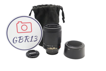 Nikon Nikkor 55-200mm Lens F/4-5.6 AF-S DX VR ED Stabilised, Good REFURBISHED