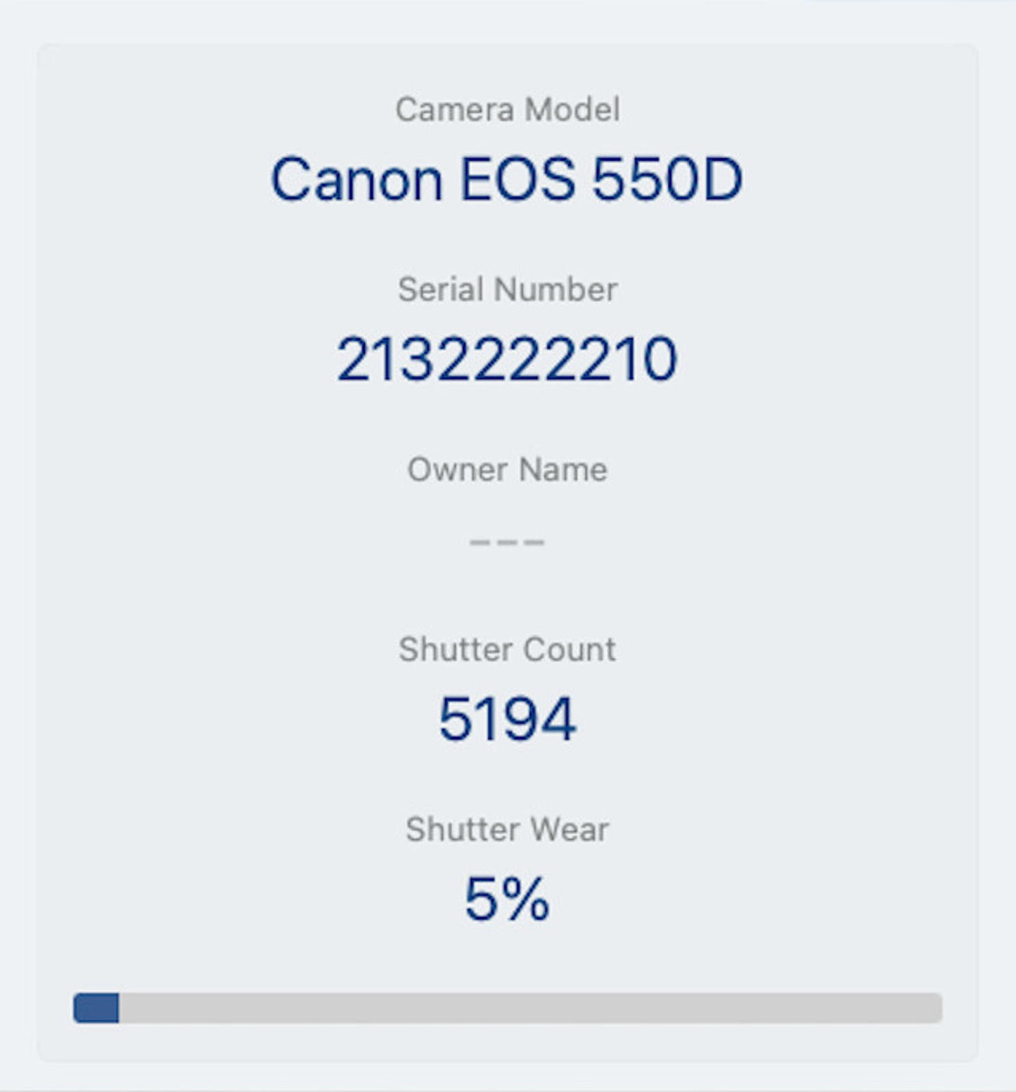 Canon 550D DSLR Camera 18.0MP with 18-55mm, Shutter Count 5194 Good REFURBISHED