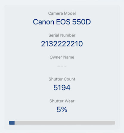 Canon 550D DSLR Camera 18.0MP with 18-55mm, Shutter Count 5194 Good REFURBISHED