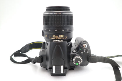 Nikon D5000 DSLR Camera 12.3MP + 18-55mm Lens, V.Good Refurbished | 12M Warranty