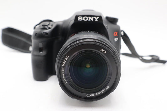 Sony Alpha A57 Camera DSLR 16.1MP with 18-70mm, Shutter Count 20648, Good Cond.