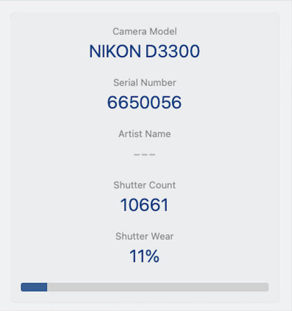 Nikon D3300 DSLR Camera 24.2MP with 18-55mm, Shutter Count 10661, Good Condition