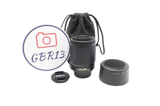 Nikon Nikkor 55-200mm Lens F/4-5.6 AF-S DX VR ED Stabilised, Good REFURBISHED