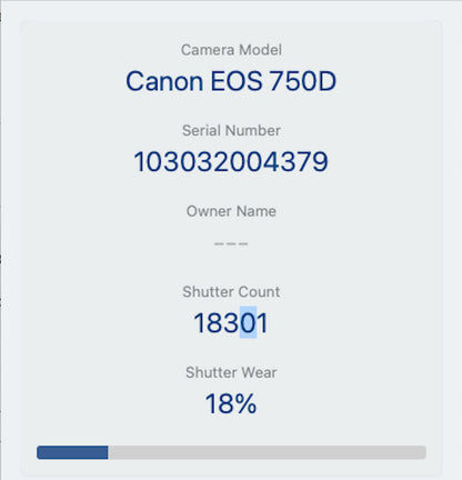 Canon 750D Camera DSLR 24.2MP with 18-55mm, Shutter Count 18301 Good REFURBISHED