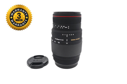 Sigma 70-300mm f/4-5.6 Lens APO Zoom Macro, Telephoto for Canon, Very Good Cond.