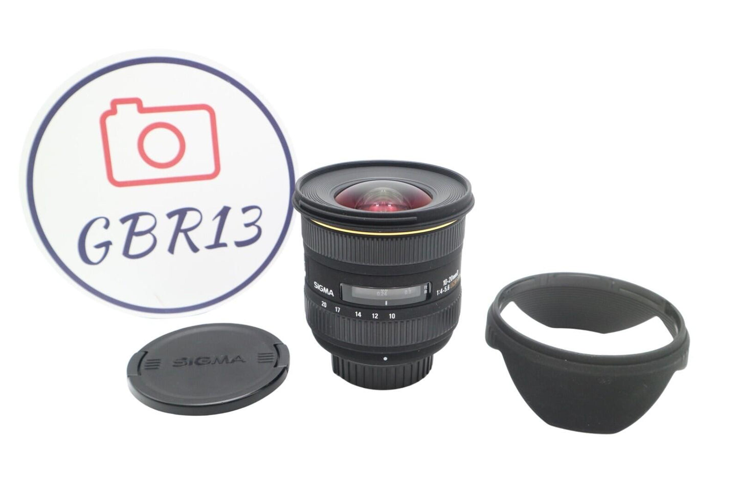 Sigma 10-20mm Lens F4-5.6 EX HSM DC AF Wide Angle for Nikon DX, Good Condition