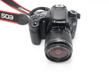 Canon 70D DSLR Camera 20.2MP with 18-55mm, Shutter Count 5892, Good REFURBISHED