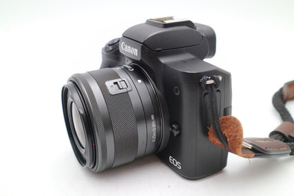Canon M50 Mark II Camera 24MP with 15-45mm, 11000 Shutter Count  1 Year Warranty