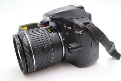 Nikon D3400 DSLR Camera 24.2MP with 18-55mm, Shutter Count 5778, Good Condition