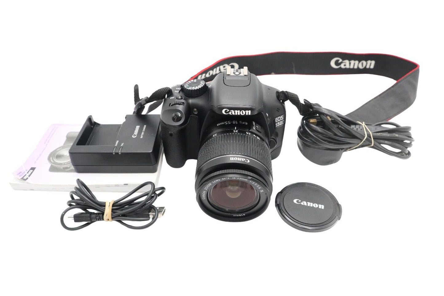 Canon 550D DSLR Camera 18.0MP with 18-55mm, Shutter Count 9319 Good REFURBISHED